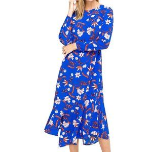 Astr Blue Floral Dress